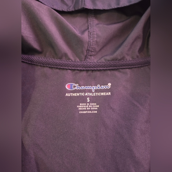 Champion Authentic Athleticwear Full Zip Up Color Block Windbreaker Youth Size s - Picture 10 of 12